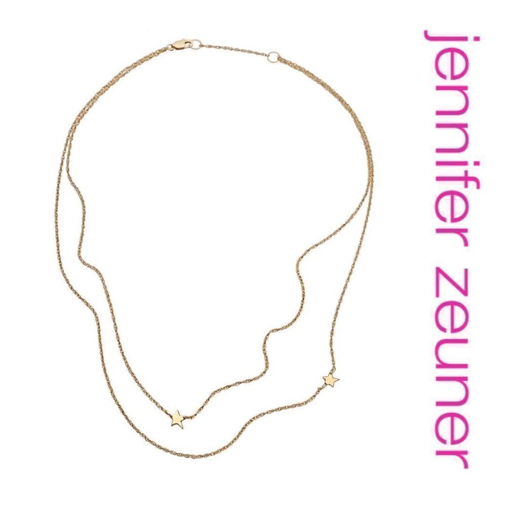 Jennifer Zeuner Star Double Necklace